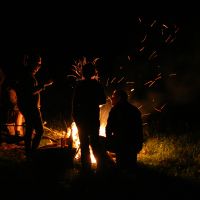 … und abends Lagerfeuer